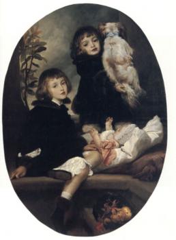 Lord Frederick Leighton : Ida Adrian and Frederic Marryat